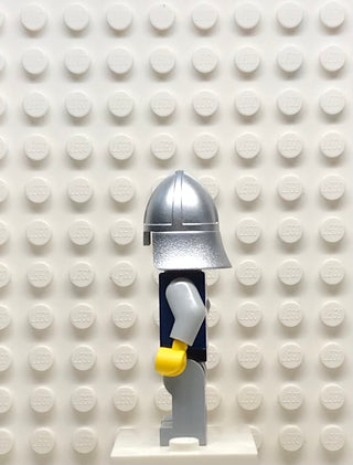 Fantasy Era, Crown Knight Scale Mail with Crown, Helmet with Neck Protector, Black Messy Hair and Stubble, cas360 Minifigure LEGO®