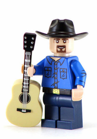 Garth Brooks Custom Printed Minifigure Custom minifigure BigKidBrix   