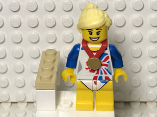 Flexible Gymnast, coltgb-6 Minifigure LEGO® Complete with stand and accessories