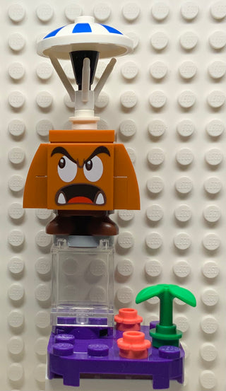 Parachute Goomba, char02-5 Minifigure LEGO® Complete with stand and accessories