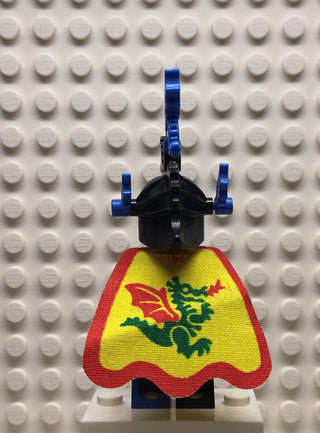 Dragon Knights, Dragon Master, Blue Plumes, Dragon Cape, cas236 Minifigure LEGO®