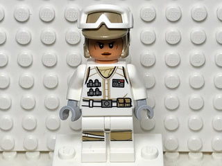 Hoth Rebel Trooper, White Uniform, Dark Tan Helmet, Female, sw1188 Minifigure LEGO®