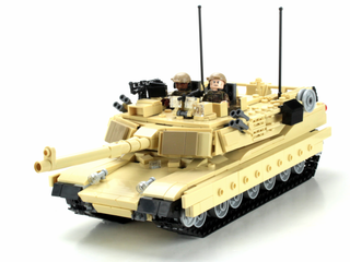M1a2 Abrams Main Battle Tank Ultra Building Kit Battle Brick