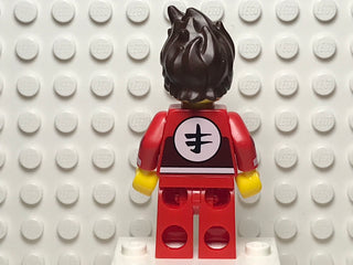 Kai - The LEGO Ninjago Movie, Hair, Red Legs and Jacket, Bandage on Forehead, njo0327 Minifigure LEGO®
