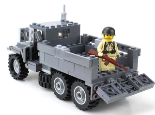 Us Army M35 Truck Building Kit Battle Brick