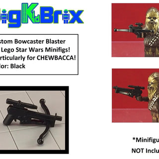 Custom Star Wars Bowcaster For LEGO Minifigures. Custom, Accessory BigKidBrix