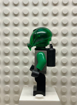 Insectoids Zotaxian Alien - Male, Gray and Green with Green Circuits and Silver Panels (Techno Leon), sp024 Minifigure LEGO®