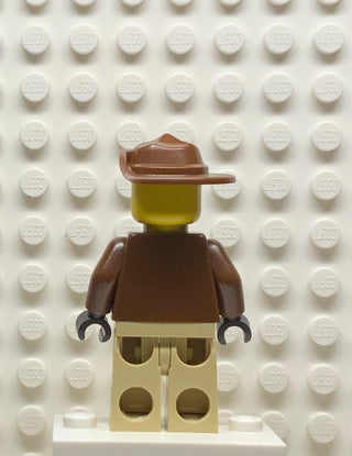 Johnny Thunder with Tan Legs with Pockets and Black Hands, adv037 Minifigure LEGO®