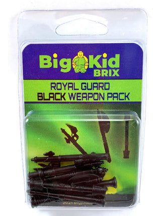 Royal Guard Black Weapon Pack Custom, Accessory BigKidBrix