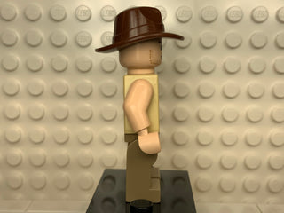 Indiana Jones - Open Shirt, Open-Mouth Grin, iaj033 Minifigure LEGO®   