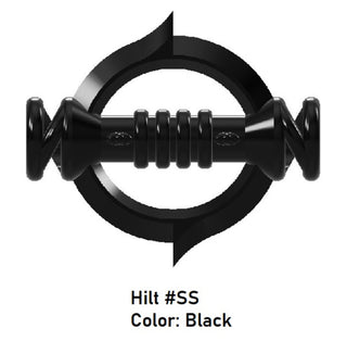 HILT #SS Model Custom Star Wars Lightsaber For LEGO Minifigures. Custom, Accessory BigKidBrix Black
