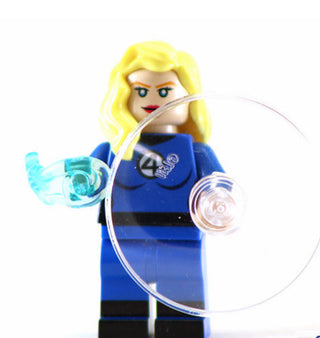 DISAPPEARING WOMAN Invisible Woman Custom Printed Minifigure Custom minifigure BigKidBrix