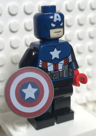 Toy Fair 2012 Captain America Lego Minifigure, sh0028 Minifigure LEGO®