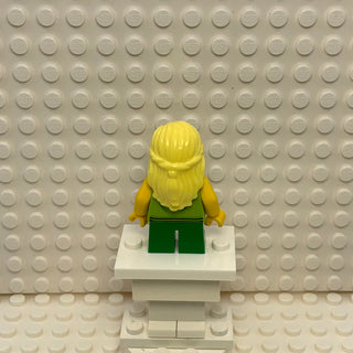 Girl, Lime Hoodie, Orange Cat Face Paint, cty1014 Minifigure LEGO®