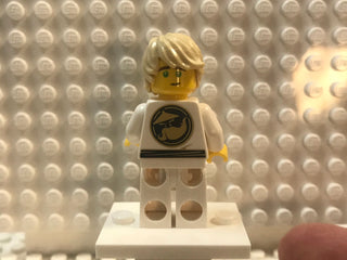 Lloyd - White Wu-Cru Training Gi, Tousled Hair, njo0429 Minifigure LEGO®