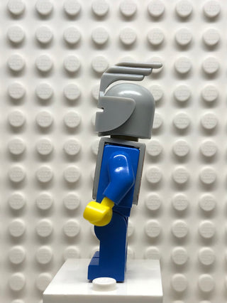 Classic Yellow Castle Knight Blue Cavalry - with Vest Stickers, cas081s Minifigure LEGO®