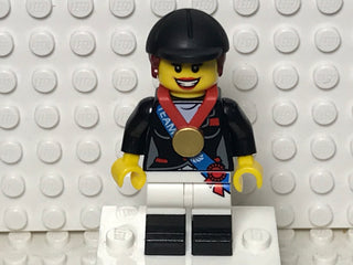 Horseback Rider, coltgb-8 Minifigure LEGO® Complete with stand and accessories