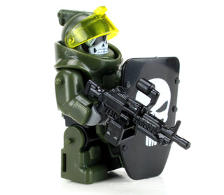 Juggernaut Army Assault Custom Minifigure, BB81 Custom minifigure Battle Brick