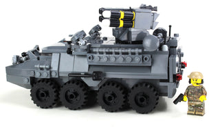 SHORAD Army Stryker APC Building Kit Battle Brick