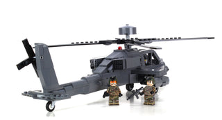 Army Attack Helicopter Building Kit Battle Brick