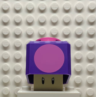 Poison Mushroom, char02-7 Minifigure LEGO® Minifigure only, no stand or accessories  