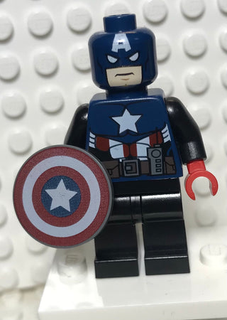 Toy Fair 2012 Captain America Lego Minifigure, sh0028 Minifigure LEGO®