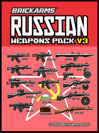 BRICKARMS RUSSIAN WEAPONS PACK V3 Accessories Brickarms   