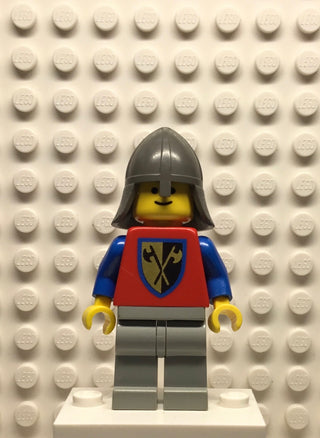 Crusader-Axe, Light Gray Legs, Dark Gray Neck-Protector, cas109 Minifigure LEGO®