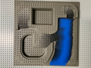 32x32 Raised Baseplate Three Level w/ Ogel Center Pattern 6092pb02 LEGO® Part LEGO®