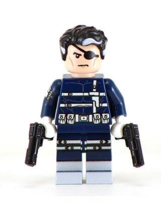 Nick Fury Custom Printed Minifigure Custom minifigure BigKidBrix