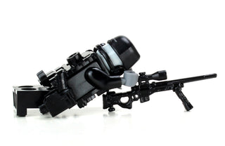 SWAT Police Sniper Custom Minifigure, BB52 Custom minifigure Battle Brick