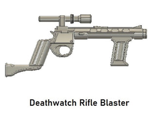 Custom Star Wars Death Watch Blaster For LEGO Minifigures. Custom, Accessory BigKidBrix Grey