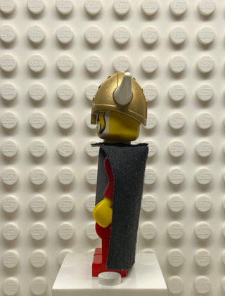 Viking Warrior 5a, Viking King - Black cape, vik005 Minifigure LEGO®