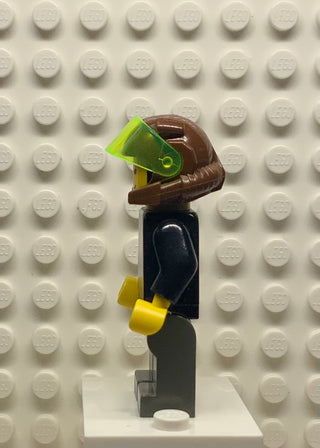 Axel-Trans-Neon Green Visor, rck001 Minifigure LEGO®