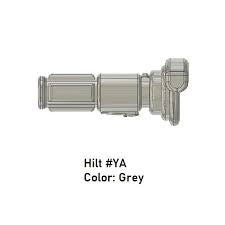 HILT #YA Model Custom Star Wars Lightsaber For LEGO Minifigures. Custom, Accessory BigKidBrix Grey