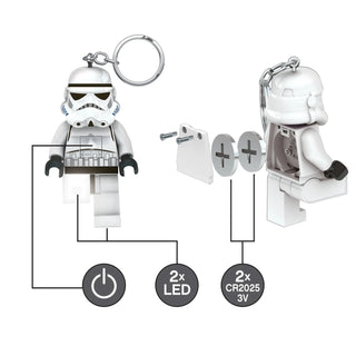 LEGO® Stormtrooper Keychain LED Light 3” Keychain LEGO®