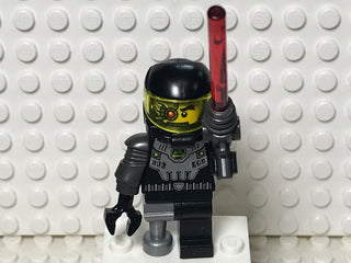 Space Villain, col03-6 Minifigure LEGO® Complete with stand and accessories  