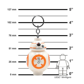 LEGO® BB-8 Keychain LED Light 3” Keychain LEGO®