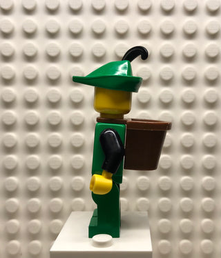 Forestman, Black, Green Hat, Black Feather, D-Basket, cas131a Minifigure LEGO®
