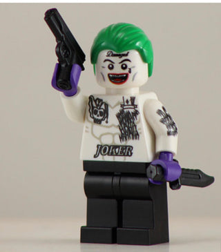 The Joker Suicide Squad Custom Printed Minifigure Custom minifigure BigKidBrix   