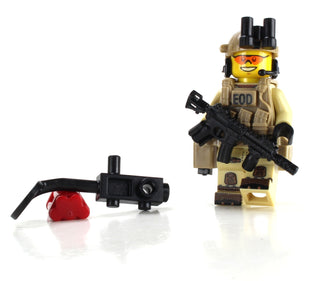 EOD Explosive Ordnance Disposal Specialist Minifigure, BB14a Custom minifigure Battle Brick