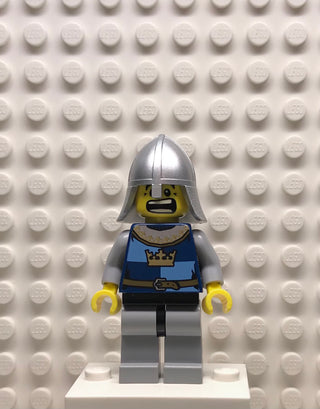 Fantasy Era, Crown Knight Quarters, Helmet with Neck Protector, Dual Sided Head, cas371 Minifigure LEGO®   
