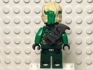 Lloyd,The Island, Mask & Hair with Bandana, Armor Shoulder Pad, njo0682 Minifigure LEGO®