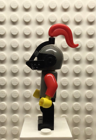 Knights Kingdom I, Knight 1, Dark Gray Helmet, Black Visor, cas036 Minifigure LEGO®