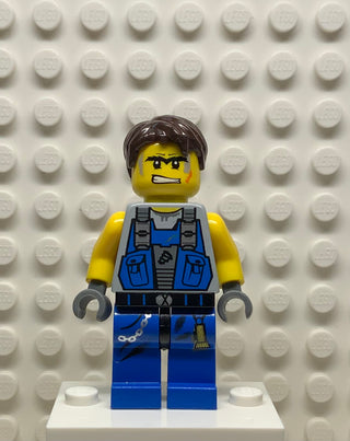 Power Miner - Orange Scar, Hair, pm017 Minifigure LEGO®