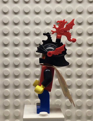 Dragon Knights, Dragon Master, Red Plumes, Dragon Cape, cas219 Minifigure LEGO®