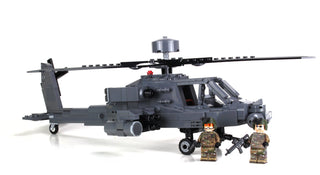 Army Attack Helicopter Building Kit Battle Brick