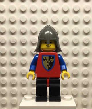 Crusader-Axe, Black Legs with Red Hips, Dark Gray Neck-Protector, cas105 Minifigure LEGO®