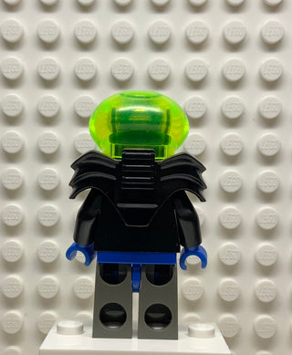 Insectoids Zotaxian Alien - Male, Black and Blue with Silver Circuits, with Armor (Captain Wizer / Captain Zec), sp029 Minifigure LEGO®