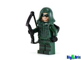EMERALD ARROW OQ Custom Printed & Inspired Lego DC Minifigure Custom minifigure BigKidBrix